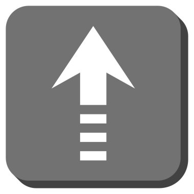 Yuvarlatılmış Kare vektör simge gönder