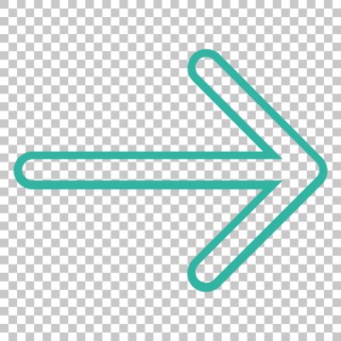 ok sağ vektör simgesi