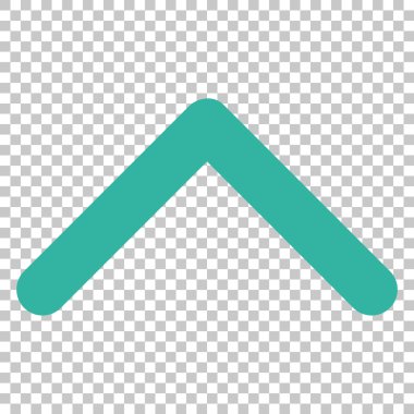 Yön yukarı vektör simgesi