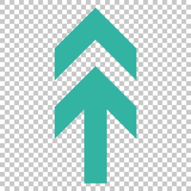 Yukarı Oklu Vektör Simgesi