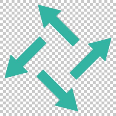 Santrifüj okları vektör simgesi