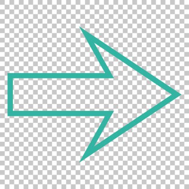 ok sağ vektör simgesi