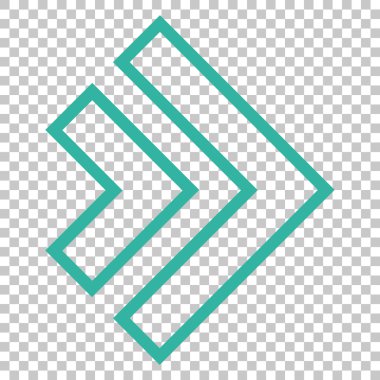 Yöne doğru vektör simgesi