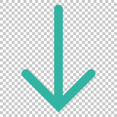 ok aşağı vektör simgesi