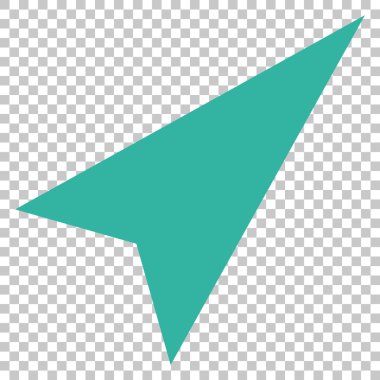 Ok ucu sağ yukarı vektör simgesi