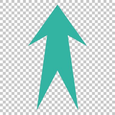 Yukarı Oklu Vektör Simgesi