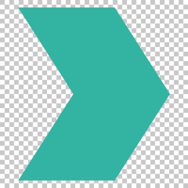 Yöne doğru vektör simgesi