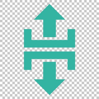 Düşey yönde vektör simge bölmek