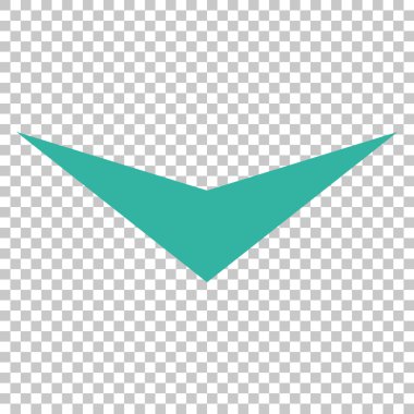 Vektör simgesi aşağı ok ucu