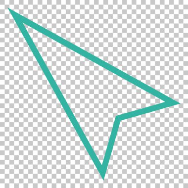 İşaretçi yaptı yukarı vektör simgesi