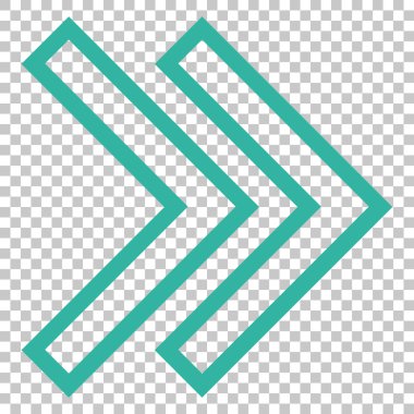 Üst karakter doğru vektör simgesi