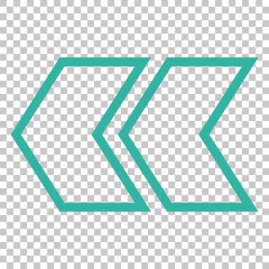 Shift Sol vektör simgesi