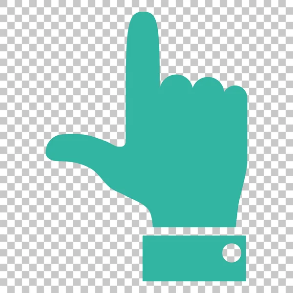 Mano puntero hasta Vector icono — Vector de stock