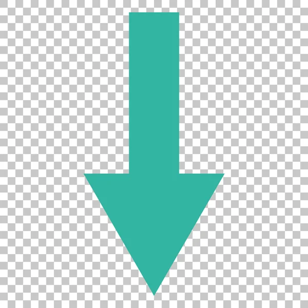 Arrow Down Vector Icon — Stock Vector