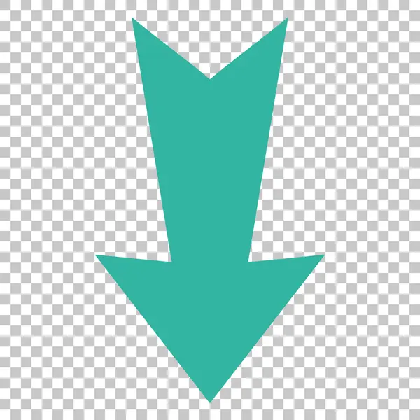 Arrow Down Vector Icon — Stock Vector