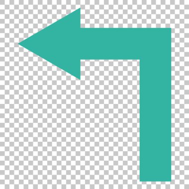 Sol vektör simge açmak