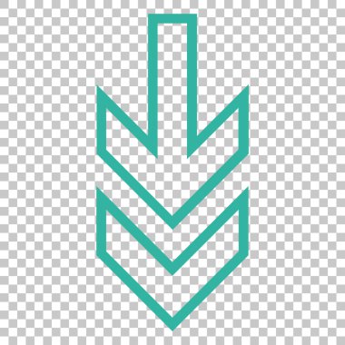 Vektör simgesi aşağı yön