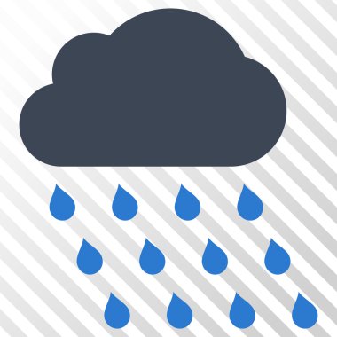 yağmur bulutu vektör simgesi