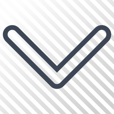 Vektör simgesi aşağı ok ucu