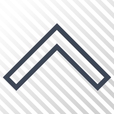 Vektör simge yukarı ok ucu