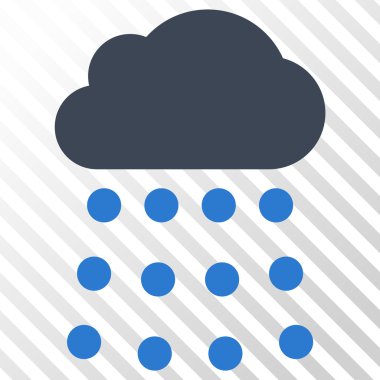 yağmur bulutu vektör simgesi