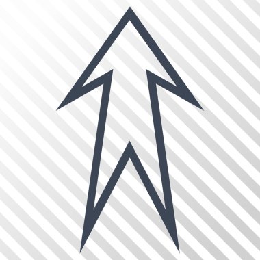 Yukarı Oklu Vektör Simgesi