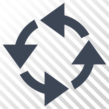 geri dönüşüm vektör simgesi