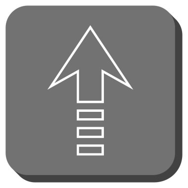 Yuvarlatılmış Kare vektör simge gönder