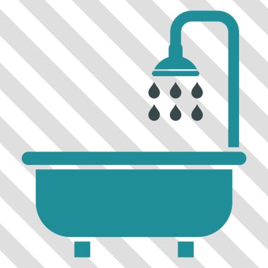 Duş Banyo vektör simgesi