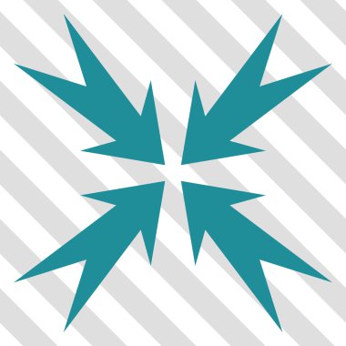 Sıkıştırma OK vektör simgesi