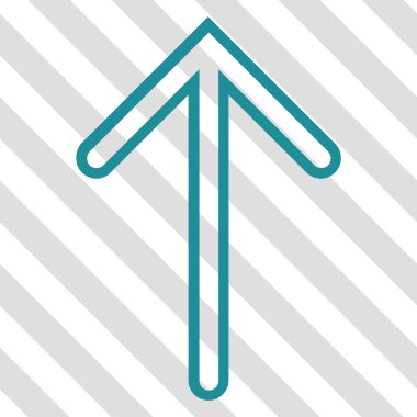 Yukarı Oklu Vektör Simgesi