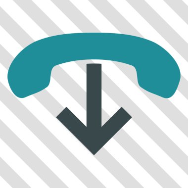 Vektör simge telefon asmak