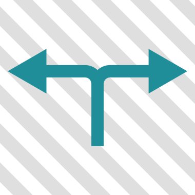 Bifurkasyon oklar sol vektör simgesi sağ