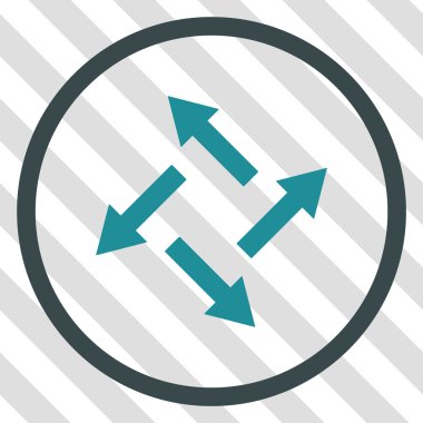 Santrifüj okları vektör simgesi