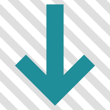 ok aşağı vektör simgesi