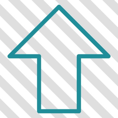 Yukarı Oklu Vektör Simgesi