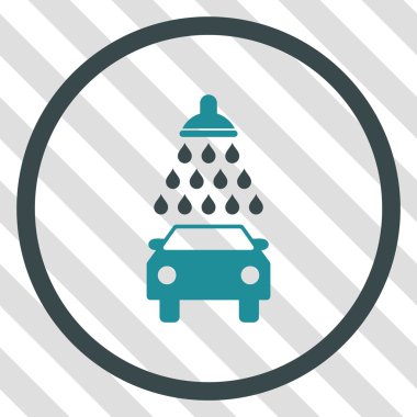 Araba duş vektör simgesi