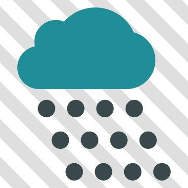 yağmur bulutu vektör simgesi