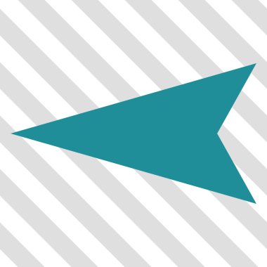 Ok ucu sol vektör simgesi