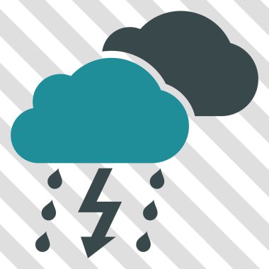 Fırtına bulutları vektör simgesi