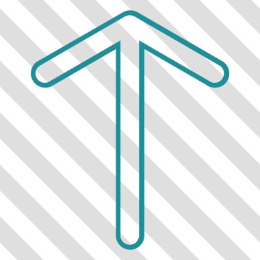 Yukarı Oklu Vektör Simgesi