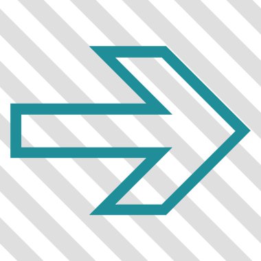 ok sağ vektör simgesi