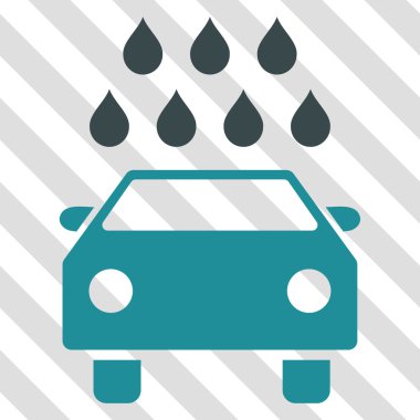 Araba duş vektör simgesi