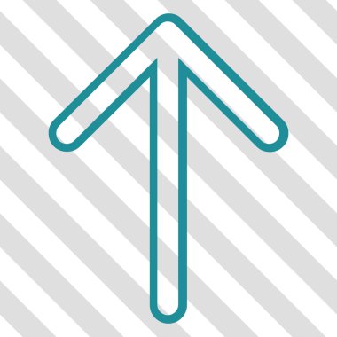 Yukarı Oklu Vektör Simgesi