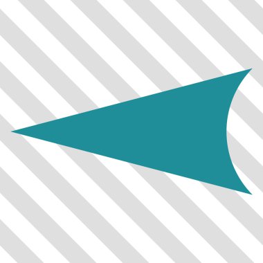 Ok ucu sol vektör simgesi