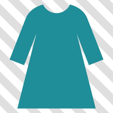 kadın elbise vektör simgesi