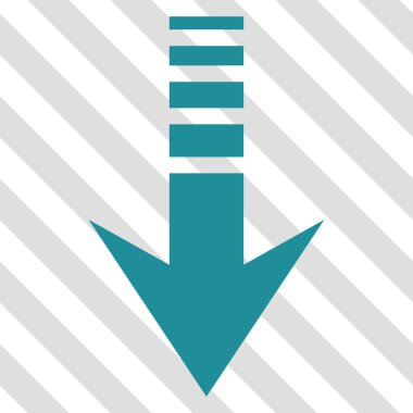 Aşağıya vektör simgesi gönder