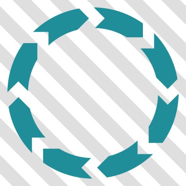 Dolaşım vektör simgesi