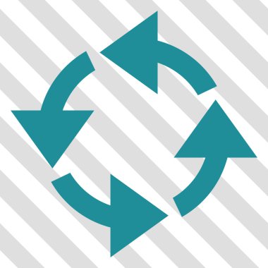 geri dönüşüm vektör simgesi