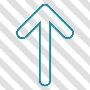 Vektör simge yukarı yönlü ok